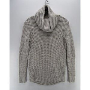 LL Bean Sweater XS Merino Wool Cotton Pullover Turtleneck Thermal